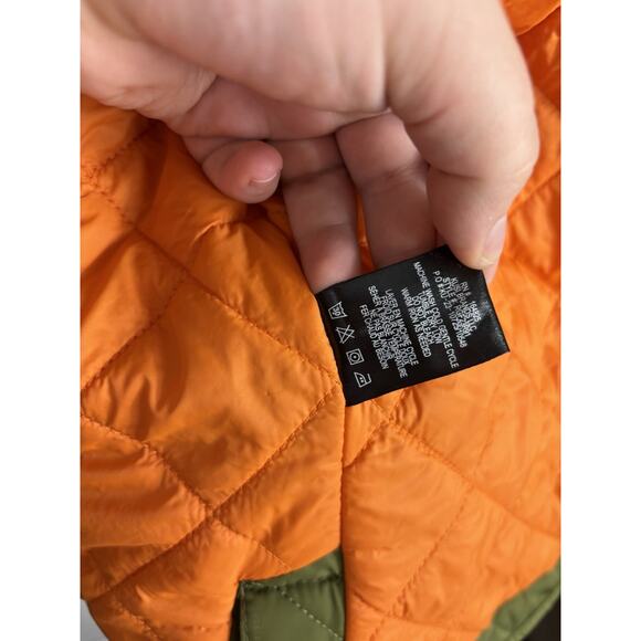 Robert Graham Quilted Jacket Green Size XL NWT Collared Preppy Outdoor Lagenlook - Picture 10 of 15